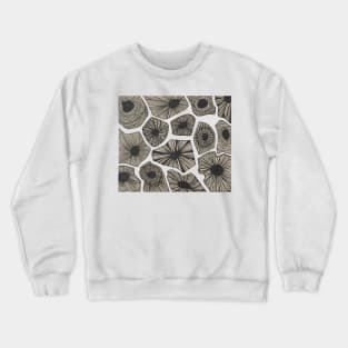 Abstract Petoskey Stones Crewneck Sweatshirt